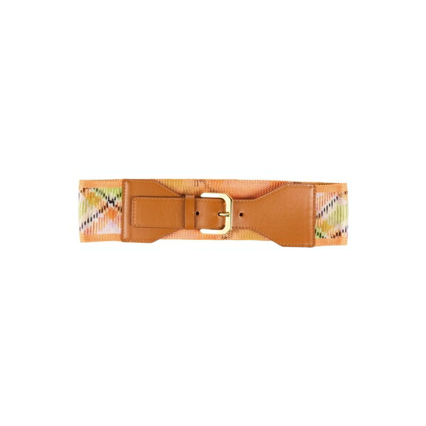 【貨物輸送無料】 ミッソーニ レディース 三尺帯 付属物 Belts Brown
