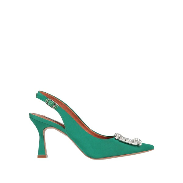 【貨物輸送無料】 ビビロウ レディース パンプス シューズ Pumps Green