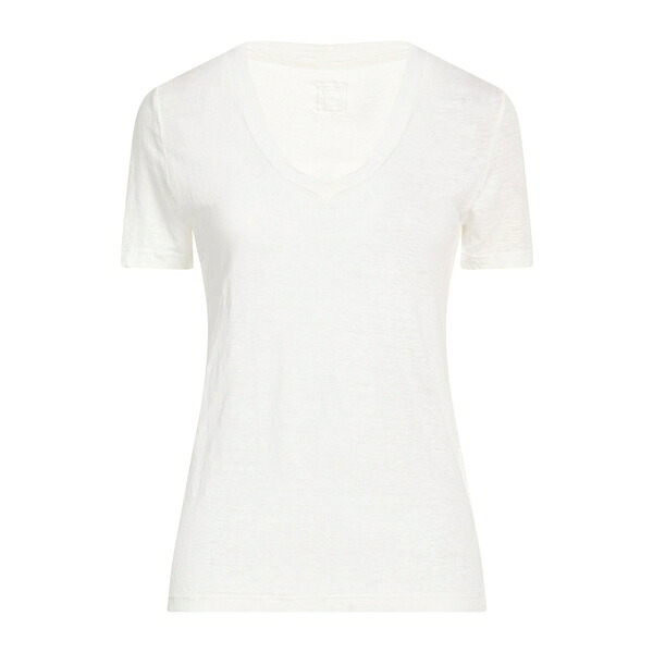 【送料無料】 １２０％リノ レディース Tシャツ トップス T-shirts White｜asty