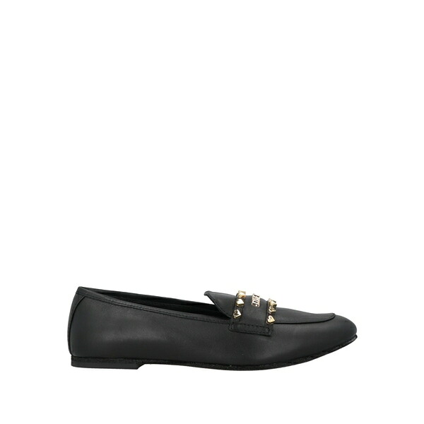 【貨物輸送無料】 モスキーノ レディース スリッポン・ローファー シューズ Loafers Black