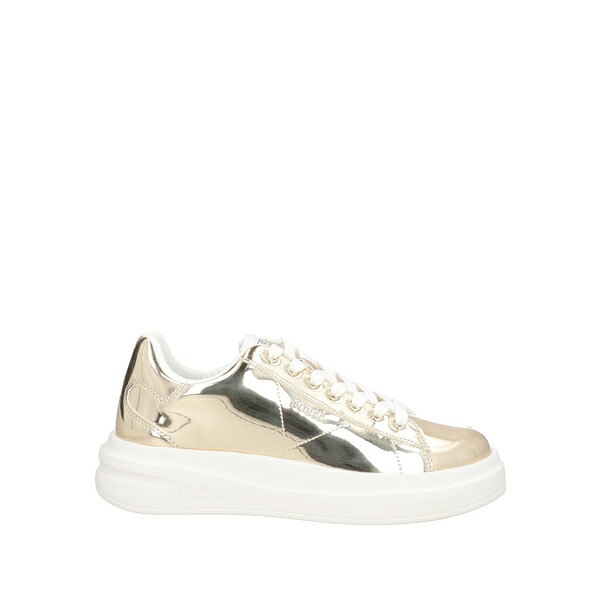 【送料無料】 ゲス レディース スニーカー シューズ Sneakers Gold|asty