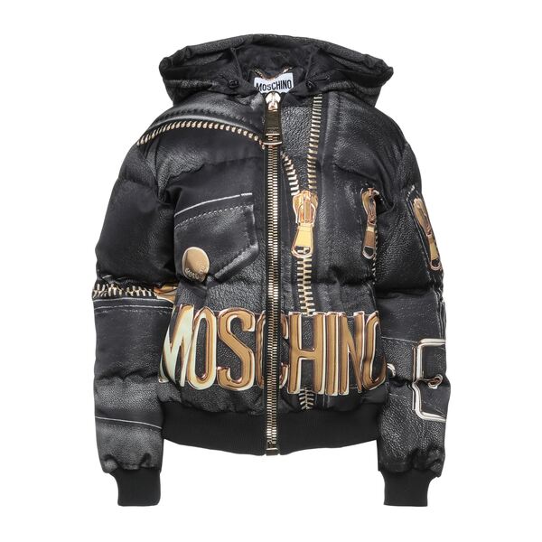 【送料無料】 モスキーノ レディース ジャケット＆ブルゾン アウター Puffers Black｜asty