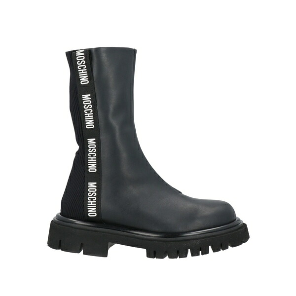 【貨物輸送無料】 モスキーノ レディース ブーツ シューズ Ankle boots Black
