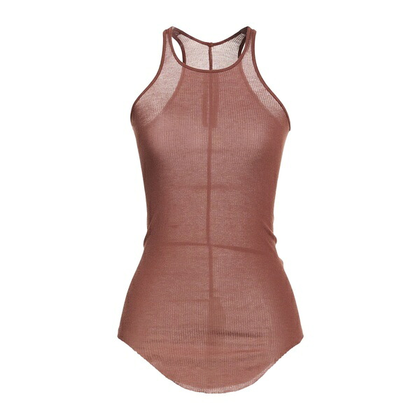 【貨物輸送無料】 リックオウエンス レディース プルオーバー トップス Tank tops Brown