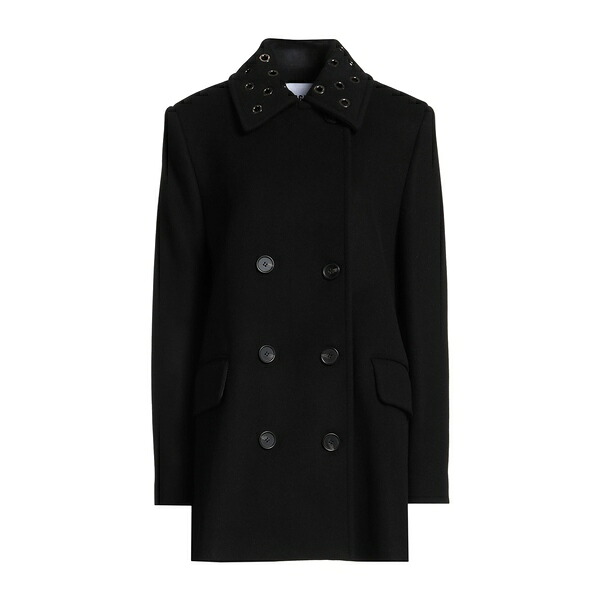 【貨物輸送無料】 エムエスジイエム レディース 上衣＆上衣 アウター Coats Black