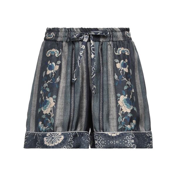 【貨物輸送無料】 ピエール・バルマン レディース 心地好いズボン下 ボトムス Shorts \u0026 Bermuda Shorts Blue