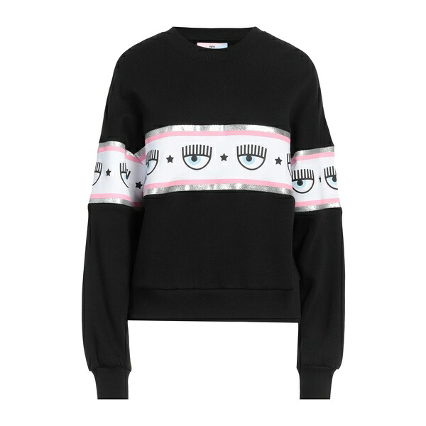 【貨物輸送無料】 シアラフェラーニ レディース パーカー・スウェットシャツ アウター Sweatshirts Black