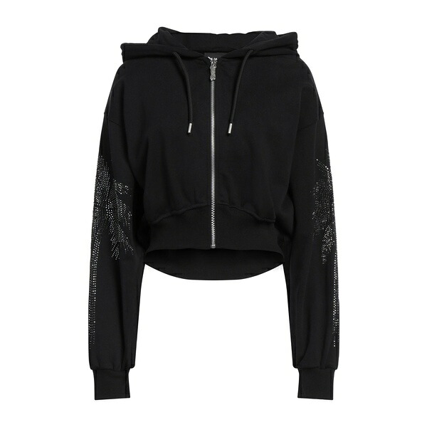 【貨物輸送無料】 ディスクレイマー レディース パーカー・スウェットシャツ アウター Sweatshirts Black