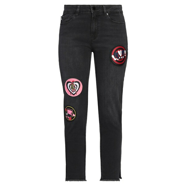 【貨物輸送無料】 モスキーノ レディース ジーンズズボン下 ボトムス Jeans Black