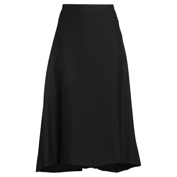 【貨物輸送無料】 マルニ レディース スコート ボトムス Midi skirts Black スカート-ボトムス