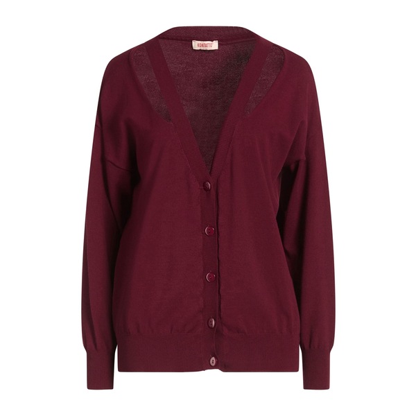 【貨物輸送無料】 コンタット レディース ジレー アウター Cardigans Red
