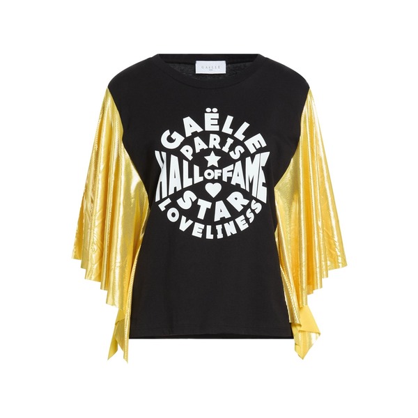 【貨物輸送無料】 ガレパリ レディース プルオーバー トップス T-shirts Black