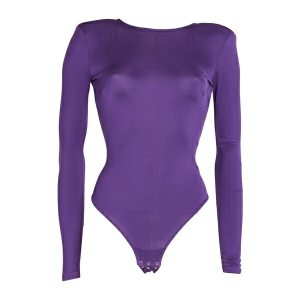 【貨物輸送無料】 エリザベスフランキ レディース プルオーバー トップス Bodysuits Purple