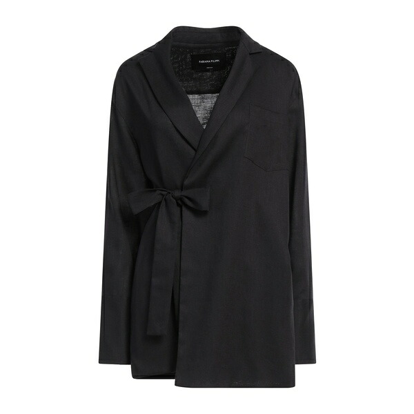 【貨物輸送無料】 ファビアナ フィリッピ レディース 上衣＆上衣 アウター Jackets Black
