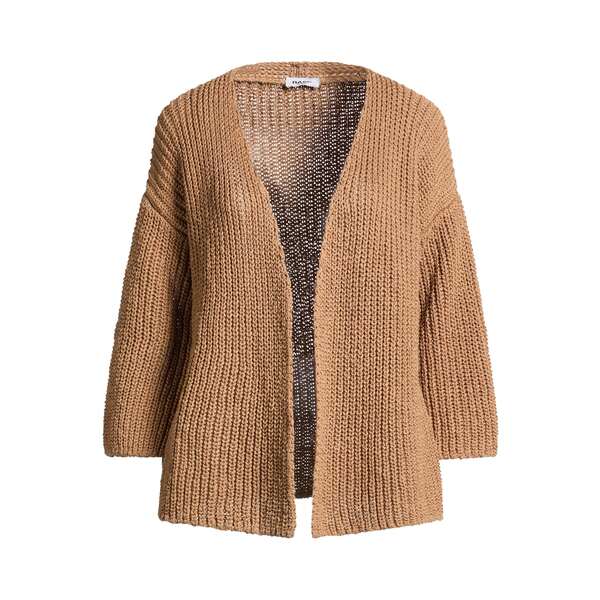 【貨物輸送無料】 軍事基地 ミラノ レディース ジレー アウター Cardigans Beige