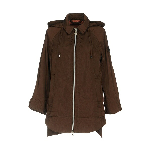【送料無料】 ピューテリー レディース ジャケット&ブルゾン アウター Overcoats & Trench Coats Brown|asty