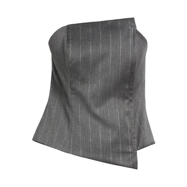 【送料無料】 クリスチーナエフェ レディース Tシャツ トップス Tops Grey｜asty