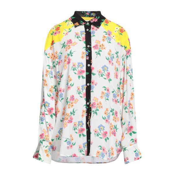 【送料無料】 エムエスジイエム レディース シャツ トップス Shirts White｜asty