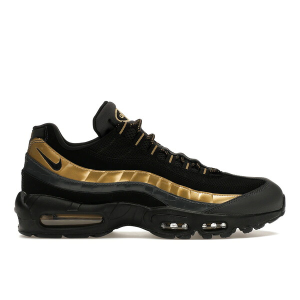 Nike ナイキ メンズ スニーカー 【Nike Air Max 95 Black Metallic Gold】 サイズ US_10(28.0cm) Black/Black-Metallic Gold-Anthracite|asty