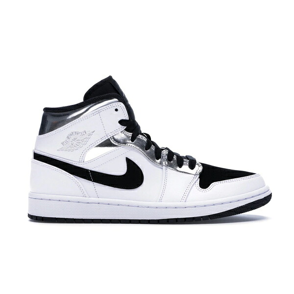 Jordan ジョーダン メンズ スニーカー 【Jordan 1 Mid Alternate Think 16】 サイズ US_9(27.0cm) White/Metallic Silver-Black｜asty
