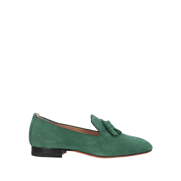 【送料無料】 サントーニ レディース スリッポン・ローファー シューズ Loafers Green