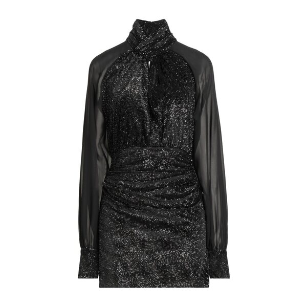 【送料無料】 ジジル レディース ワンピース トップス Mini dresses Black