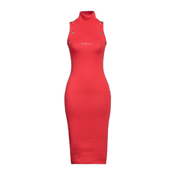 【送料無料】 マンガーノ レディース ワンピース トップス Midi dresses Red
