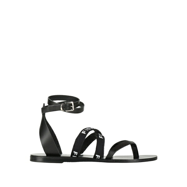 【送料無料】 フィジコ レディース サンダル シューズ Thong sandals Black