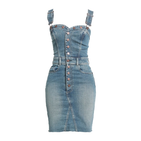 【送料無料】 ゲス レディース ワンピース トップス Mini dresses Blue