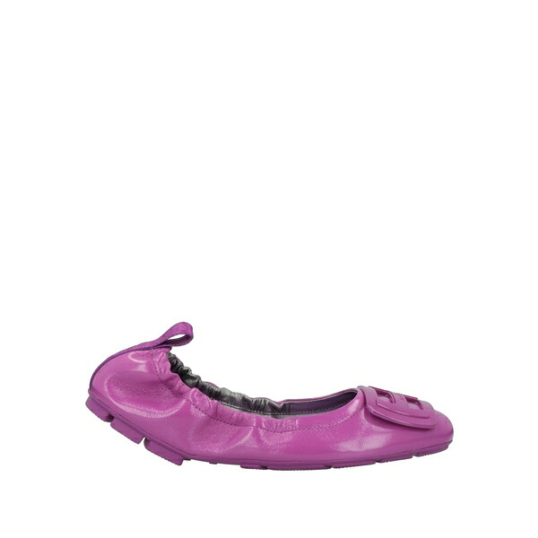 【送料無料】 ホーガン レディース サンダル シューズ Ballet flats Purple｜asty