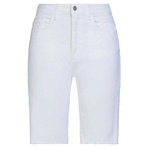 【送料無料】 ユッカ レディース デニムパンツ ボトムス Denim shorts White