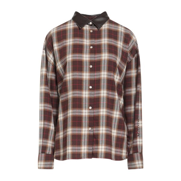 【送料無料】 ピンコ レディース シャツ トップス Shirts Brown｜asty