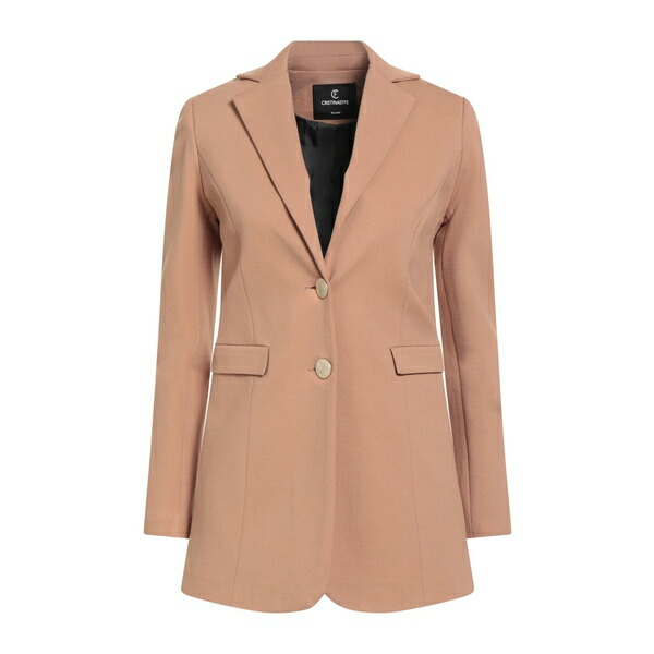 【送料無料】 クリスチーナエフェ レディース ジャケット＆ブルゾン アウター Blazers Beige