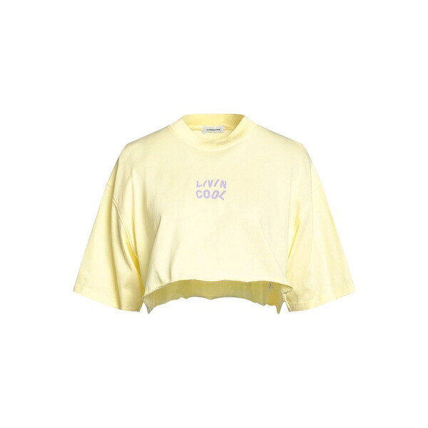 【送料無料】 リビンクール レディース Tシャツ トップス T-shirts Yellow