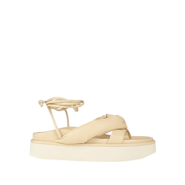 【送料無料】 エクイターレ レディース サンダル シューズ Thong sandals Beige｜asty