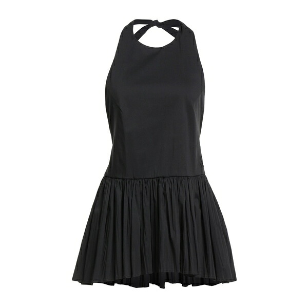 【送料無料】 セミクチュール レディース ワンピース トップス Mini dresses Black