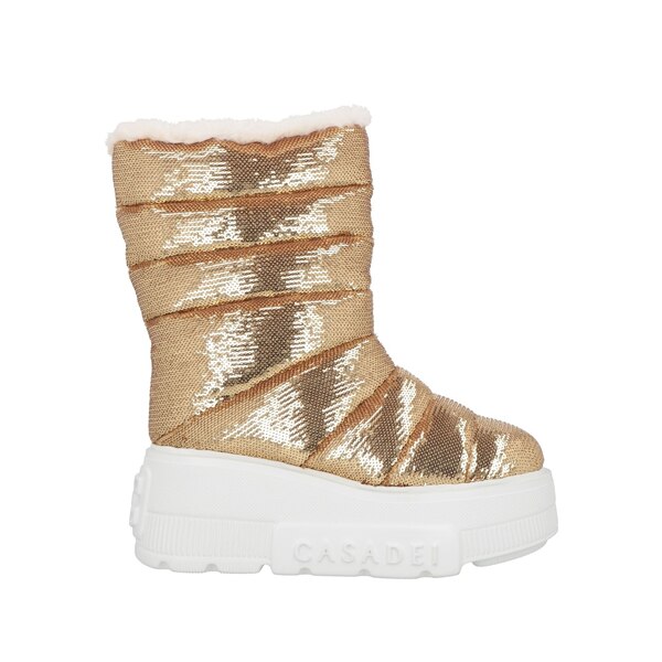 【送料無料】 カサディ レディース ブーツ シューズ Ankle boots Gold