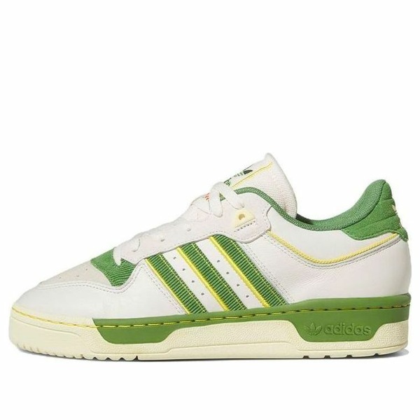 adidas アディダス メンズ スニーカー  【adidas Rivalry Low 86 \u0027Pinkwhite Green Yellow\u0027 FZ6318】  大きさ US_M_13