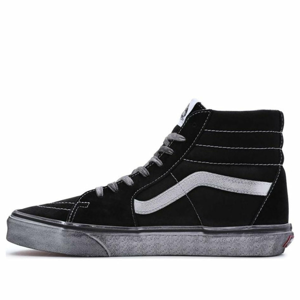 Vans バンズ メンズ スニーカー  【Vans SK8-HI Stressed \u0027Black\u0027 VN0007NSMCG】  大きさ US_9.5(27.5糎)