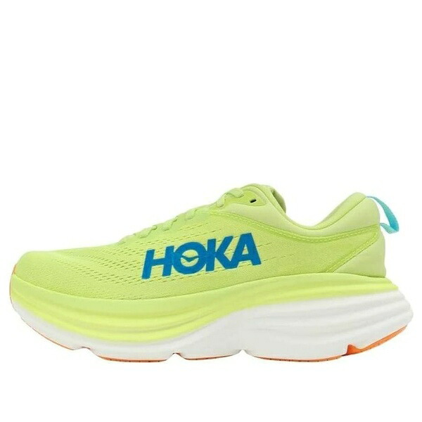 HOKA ONE ONE ホカオネオネ メンズ スニーカー  【HOKA ONE ONE Bondi 8 \u0027Lettuce Solar Flare\u0027 1123202-LCS】  大きさ US_10(28.0糎)