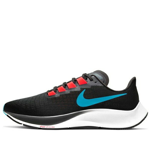 Nike ナイキ メンズ スニーカー  【Nike Air Zoom Pegasus 37 \u0027Off Noir Light Blue Fury \u0027 BQ9646-011】  大きさ US_8(26.0珊)