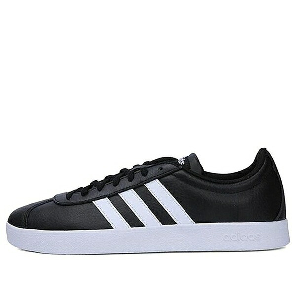 adidas アディダス メンズ スニーカー  【adidas VL Court 2.0 \u0027Black White\u0027 B43814】  大きさ US_7.5(25.5糎)