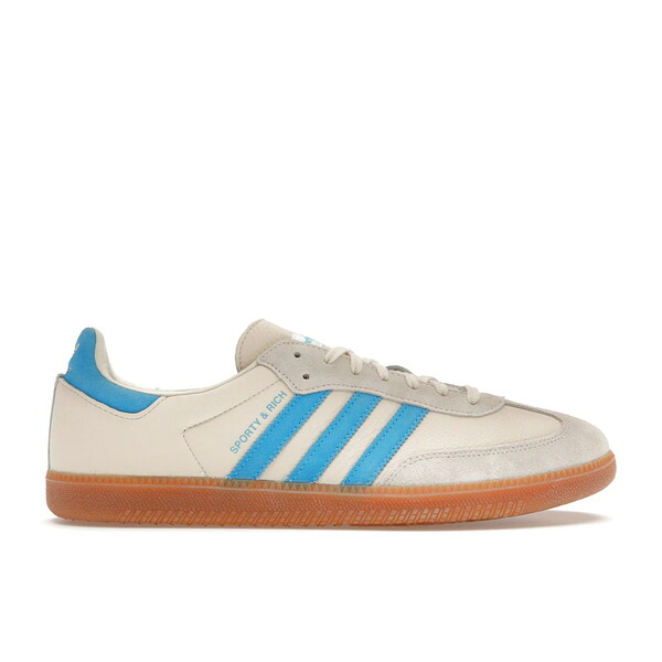 adidas アディダス メンズ スニーカー 【adidas Samba OG Sporty & Rich Cream Blue】 サイズ US_10(28.0cm) Cream White/Blue Rush/Gum
