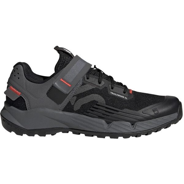 adidas アディダス レディース スニーカー  【adidas Five Ten Trailcross Clip-In Core Black Grey Red (Women\u0027s)】  大いさ US_5(22.0珊) Core Black/Grey Three/Red 靴-スニーカー-レディース靴