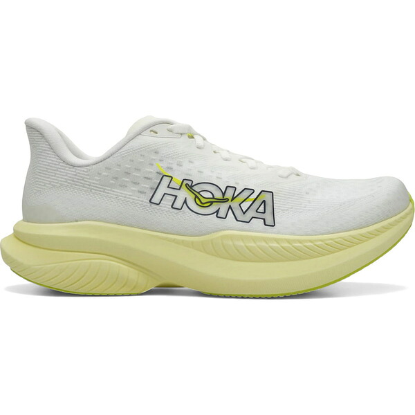Hoka One One ホカオネオネ レディース スニーカー  【Hoka One One Mach 6 White Neon Hoka Citrus (Women\u0027s)】  大いさ US_W_10 White/Neon Hoka Citrus スニーカー-レディース靴