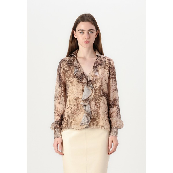 ゲス GUESS Flower Lace Blouse （WHT） ゲス GUESS Flower Lace Blouse （WHT） - ファッション通販