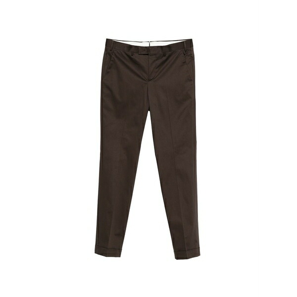 PTトリノ メンズ 心地好いズボン下 ボトムス Cuffed trousers Brown
