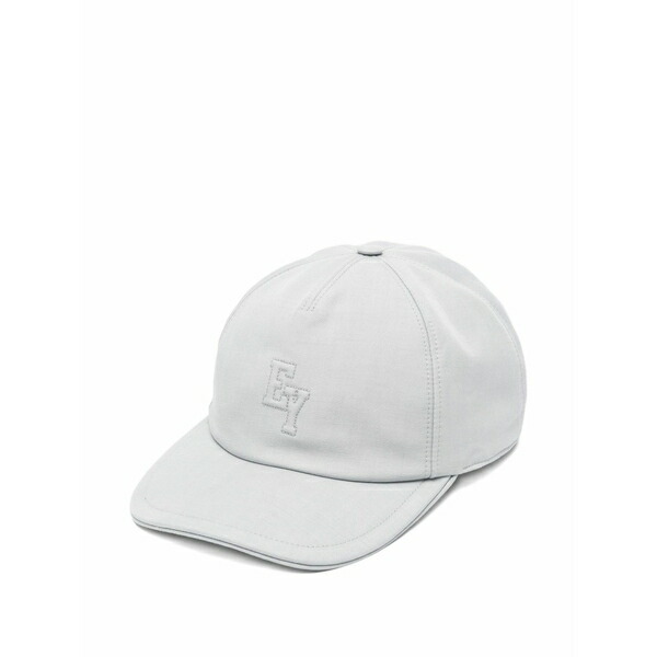 イレブンティ メンズ 鳥打ち帽 付属物 Logo-embroidered baseball cap Blue