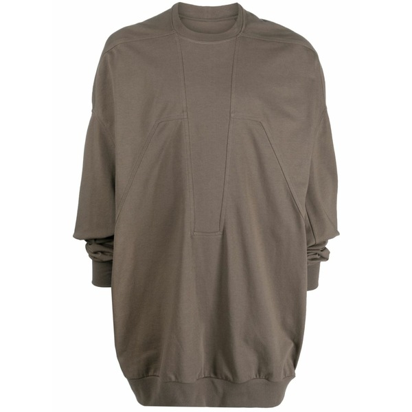 リックオウエンス メンズ 編み物\u0026プルオーバー アウター Splintered peter organic cotton jumper Brown