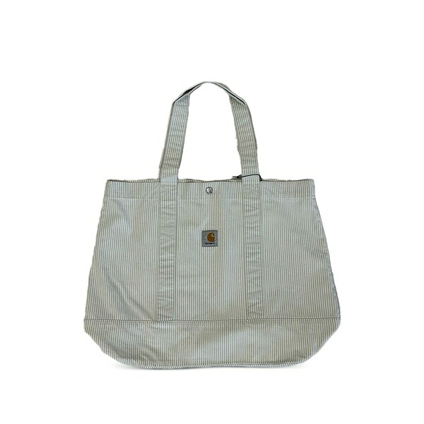 鉄道車両ハート形 メンズ トートバッグ 御徒面子 Mercer striped cotton tote bag Grey
